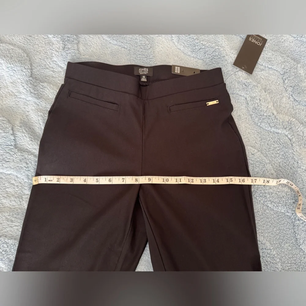 NWT Jones New York Women's Black Slim Ankle Pull On Pants Size XS 29 Inseam - Picture 8 of 16